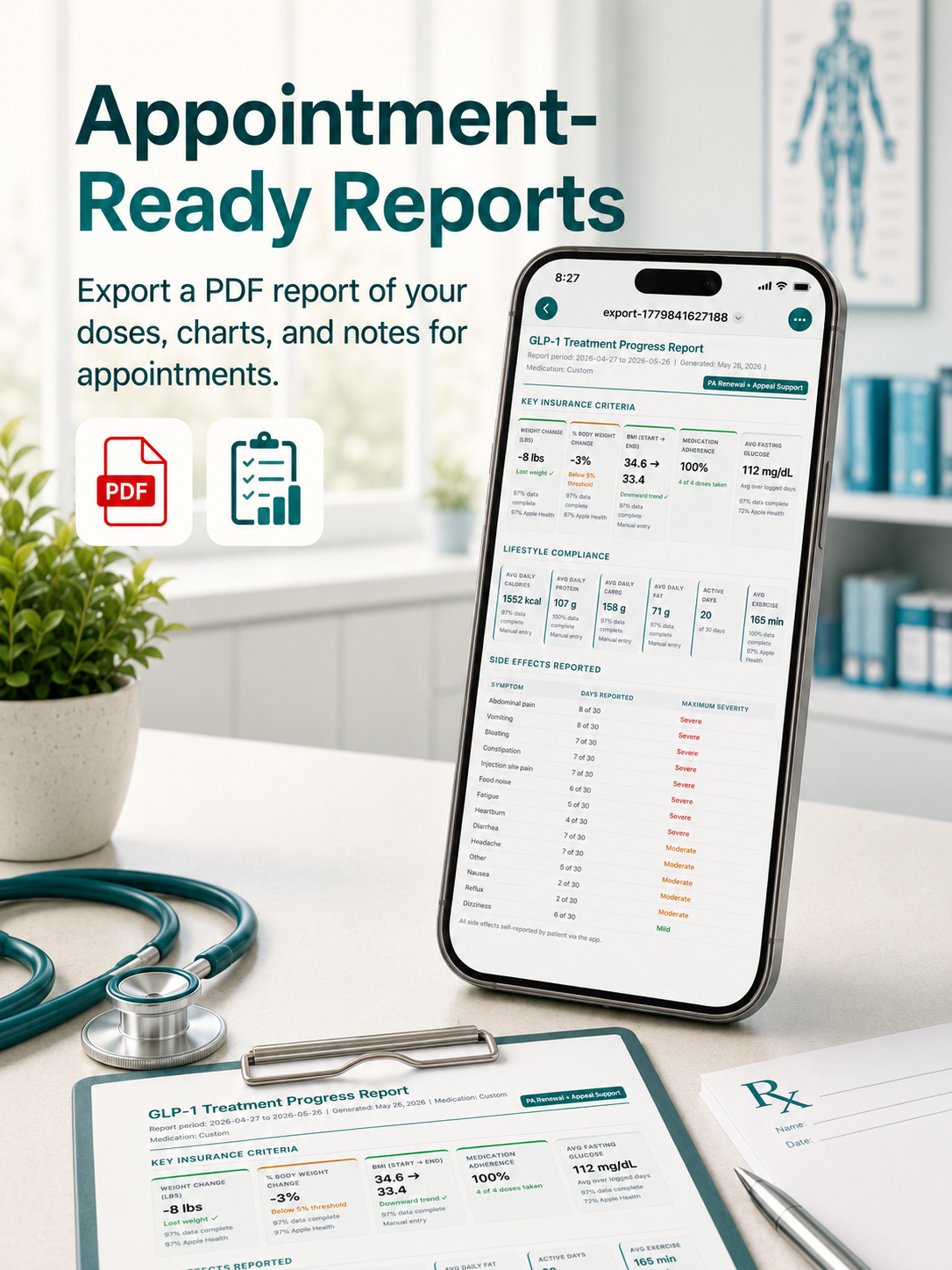 Appointment-ready reports