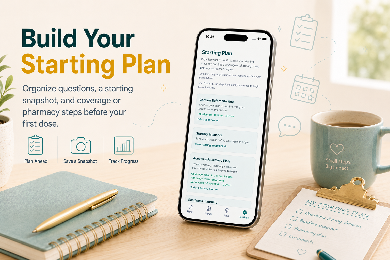 Build your Starting Plan